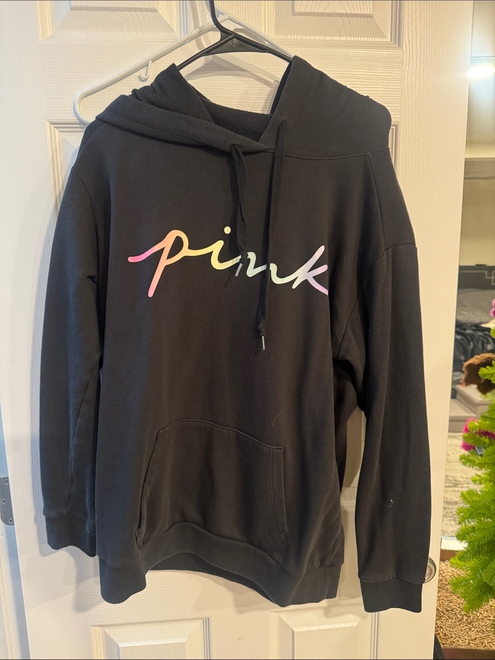 Pink hoodie